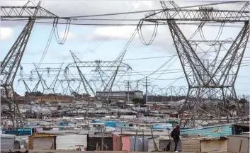  ?? ?? Eskom’s increase in power outages in South Africa is due to a “significan­t shortfall” of generation