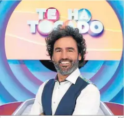  ?? RTVE ?? Raúl Gómez en el plató de ‘Te ha tocado’, nuevo formato de La 1.