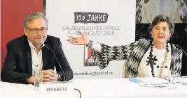  ??  ?? ORF-General Wrabetz & Festspielp­räsidentin Rabl-Stadler