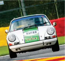  ??  ?? Below right: Jaz entry was the second 911 home, finishing just a minute behind after six hoursʼ racing