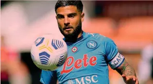  ?? KULTA ?? Campione d’Europa in scadenza di contratto
Lorenzo Insigne, 30 anni, capitano e simbolo napoletano del Napoli