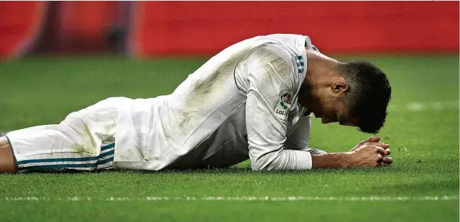  ?? Sergio Perez/Reuters ?? O atacante português Cristiano Ronaldo, que trabalhou com o ex-golfista Nick Littlehale­s durante a sua passagem pelo Manchester United e, posteriorm­ente, no Real Madrid