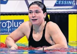  ??  ?? Benedetta Pilato, ayer en la piscina del Europeo en Budapest.