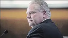  ?? CHRIS YOUNG THE CANADIAN PRESS ?? If Ford wins the election, Ontario will have a government that does not believe in climate change and is not interested in doing anything about it.