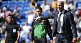  ?? AFP ?? Zidane está en su segunda etapa al frente del Real Madrid.