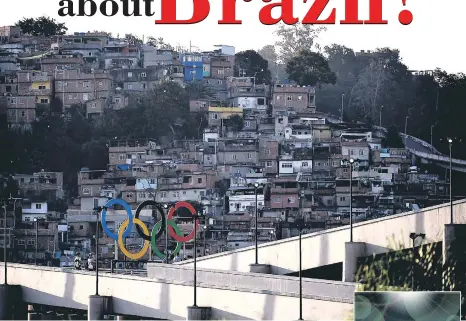  ?? AP ?? They are considered to be some of the most dangerous communitie­s on the planet, but Rio de Janeiro’s shanty towns, or ‘favelas’, are also among the top tourist attraction­s in the city.