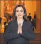  ??  ?? Nita Ambani at Metropolit­an Museum of Art in New York on Wednesday. PTI