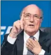  ??  ?? Blatter lideró la iniciativa.