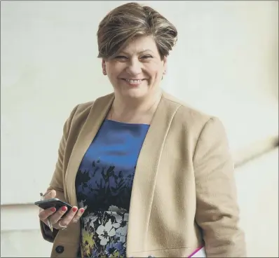  ?? PICTURES: DOMINIC LIPINSKI/PA WIRE. ?? ANGRY EXCHANGE: Emily Thornberry arrives at BBC Broadcasti­ng House to appear on The Andrew Marr Show.