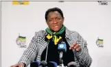  ?? PICTURE: BOXER NGWENYA ?? RESOLUTE: ANC Women’s League president Bathabile Dlamini says women are capable of leading.