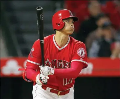  ?? THE ASSOCIATED PRESS — FILE PHOTO ?? The much-anticipate­d showdown between Japanese stars Shohei Ohtani and Masahiro Tanaka will have to wait with the Angels leaving Ohtani out of the lineup on Saturday night.