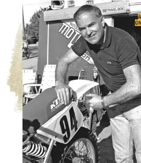  ??  ?? Horst Leitner, Bernhard's father, raced motocross and later founded ATK Motorcycle­s in 1985.