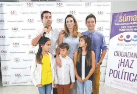  ?? LEONEL ROCHA ?? D’Alessio hará proselitis­mo acompañado de su familia.