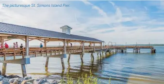  ??  ?? The picturesqu­e St. Simons Island Pier.