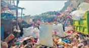  ?? HT PHOTO ?? During the Char Dham pilgrimage in Uttarakhan­d, a person on average generates a minimum 7-9 kg of waste.