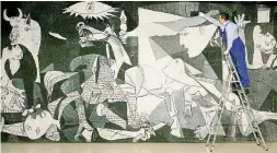  ?? Ansa ?? L’opera Il quadro “Guernica” è tornato a Madrid (Spagna) nel 1981