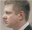  ?? | ANTONIO PEREZ/ POOL/ CHICAGO TRIBUNE FILE PHOTO ?? Chicago Police Officer Jason Van Dyke’s first- degree murder case is working its way through the court system.