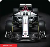  ??  ?? Sauber C37