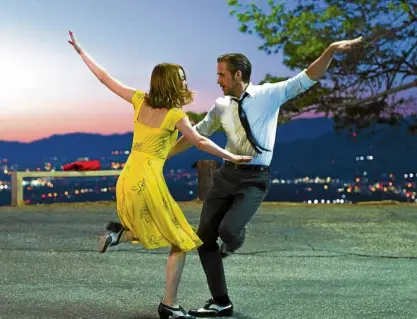  ?? —AP ?? HEAVY FAVORITE “La La Land,” considered the heavy favorite to win the most Oscars, has charmed critics the world over and returned more than 10 times its $30-million budget.