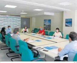  ?? D. A. ?? Reunión de preparació­n del Plan de Contingenc­ia de Playas El Ejido 2020.