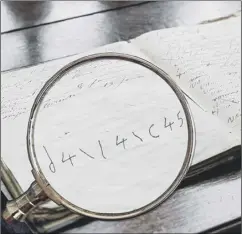  ?? ?? CODE: Gentleman Jack fans are being given a code to crack to be in the running for premiere tickets. Picture: BBC.