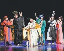  ?? ?? Left: Stage play Crazy Happy Version of Liaozhai — Three Lifetimes, Right: Spanish musical A Comedy of Operas