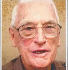  ?? ?? Hinchinbro­ok identity Patrick Butler passed aged 95.