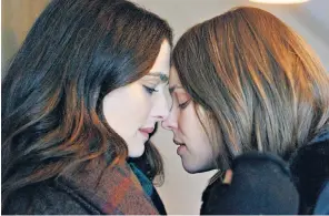  ??  ?? Powerful: Rachel Weisz and Rachel Mcadams in Disobedien­ce