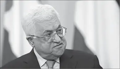  ??  ?? Palestijns­e president Mahmoud Abbas.