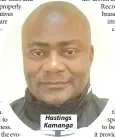  ??  ?? Hastings Kamanga