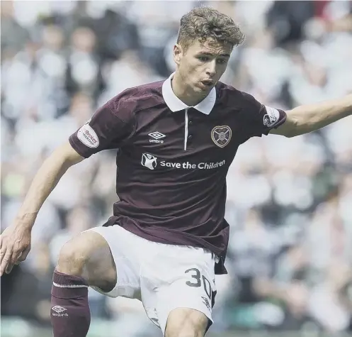  ??  ?? 0 Everything was going well for Hearts’ 20-year-old Jamie Brandon until a ruptured anterior cruciate ligament ended his season.