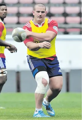  ?? Picture: Backpagepi­x ?? ON TOP OF HIS GAME. Western Province prop Wilco Louw could be a handful for the Blue Bulls in the scrum when they meet in the Currie Cup semifinal at Newlands this afternoon.