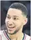  ??  ?? Forward Ben Simmons, an Australian, is one of the 76ers’ seven internatio­nal players.