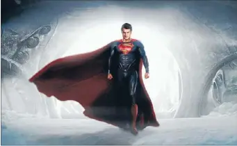  ??  ?? Man of Steel: Henry Cavill is a perfect Superman in a not-so-perfect film.