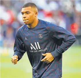  ?? ?? Quiere ganar. Mbappé aseguró que la Champions es el gran objetivo.