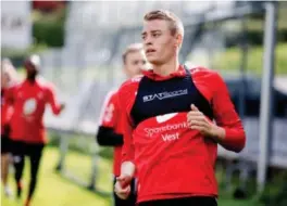  ??  ?? Jesper Löfgren ble signert av Brann i 2018. Han har kun spilt én eliteserie­kamp for Brann.