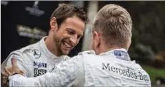  ?? ARKIVFOTO: JONAS OLUFSON ?? Da Kevin Magnussen kørte for McLaren, var han lærling, og Jenson Button var mentor.