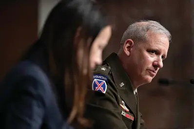  ?? AP Photo/jose Luis Magana, File ?? Director of National Intelligen­ce Avril Haines and DIA Director Lt. General Scott Berrier appear during a Senate Armed Services hearing to examine worldwide threats May 10 on Capitol Hill in Washington. Haines told lawmakers recently that intelligen­ce officials will review how they assess a foreign government's will to fight and capacity to fight.