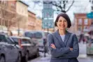  ?? Becca Balint/Reuters ?? Democrat Becca Balint won her House race in Vermont, making her the first woman and first out LGBTQ+ politician to represent the state in Congress. Photograph: