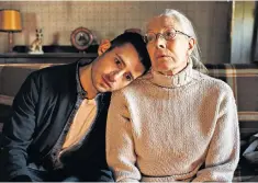  ??  ?? Poignant: Julian Morris and Vanessa Redgrave in ‘Man in an Orange Shirt’