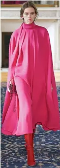  ??  ?? Colour clash: Valentino’s take