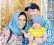  ??  ?? Richard Ratcliffe with his wife Nazanin and daughter Gabriella before the arrest