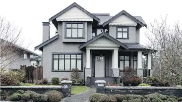  ?? — NICK PROCAYLO ?? The home owned by the husband of Huawei executive Meng Wanzhou at 2005 W 28 Ave. was broken into early Sunday. The suspects fled when confronted.