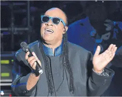  ?? KEVIN WINTER GETTY IMAGES FILE PHOTO ?? Stevie Wonder will be among more than a dozen stars performing at the Queen of Soul’s funeral Friday in Detroit.