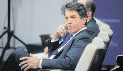  ?? ?? Jefe de Gabinete.
Nicolás Posse notificó a todos los minitros sobre esta prohibició­n con seguros.