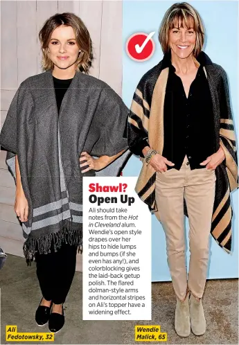  ??  ?? Ali
Fedotowsky, 32 Wendie Malick, 65