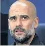  ??  ?? WAITING GAME: City boss Guardiola is biding his time