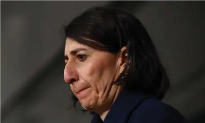  ?? Photograph: Mick Tsikas/AAP ?? Not only is Gladys Berejiklia­n battling the most serious outbreak of Covid that NSW has experience­d, the premier is dealing with a new bout of destabilis­ation from within her own ranks.