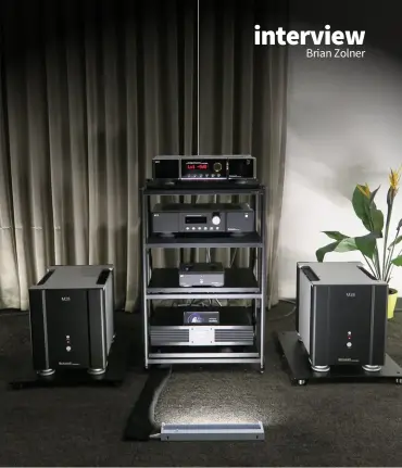  ??  ?? ▲ The Studio Connection­s suite at the Australian Hi-Fi &amp; AV Show with the M21 Platinum up top.