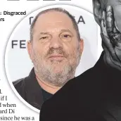  ??  ?? FLAWED HEROES: : Disgraced Hollywood A- listers rs Harvey Weinstein ( right) and Kevin Spacey ( main).